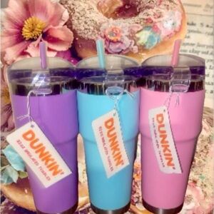 Dunkin' Donuts 2024 32oz. Summer Insulated Tumbler Set